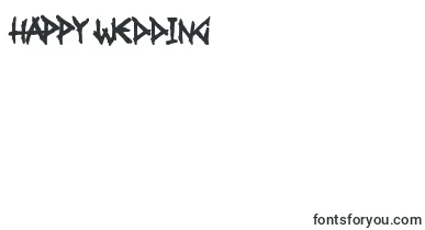 Falange Punk font – happy Wedding Day Fonts